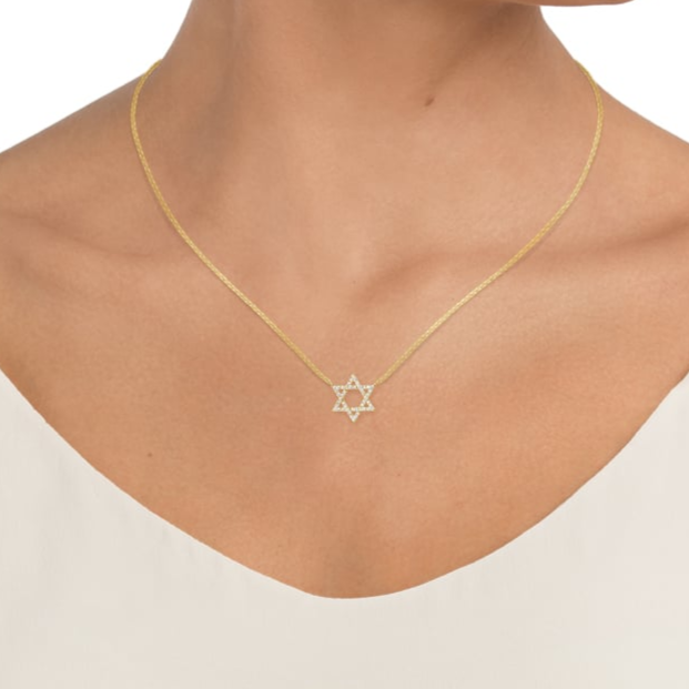1/5 CTW Lab Grown Diamond Star of David Pendant