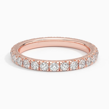 0.90CTW  Lab Grown Diamond Full Eternity Wedding Band