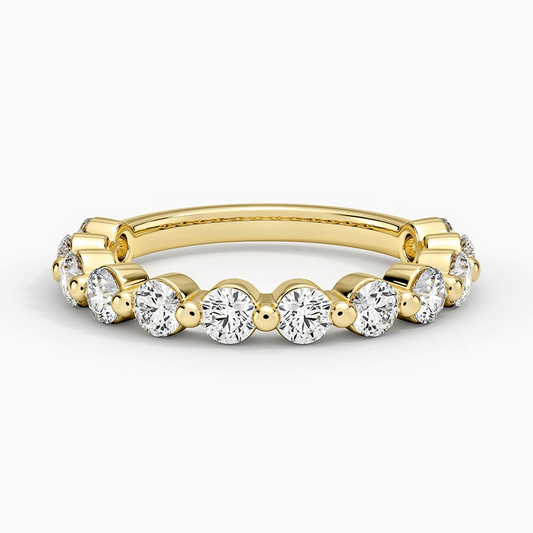 0.99 CTW 3/4 Eternity Lab Grown Diamond Wedding Band