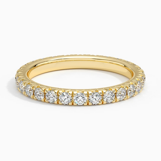 0.90CTW  Lab Grown Diamond Full Eternity Wedding Band