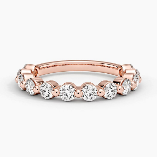 0.99 CTW 3/4 Eternity Lab Grown Diamond Wedding Band
