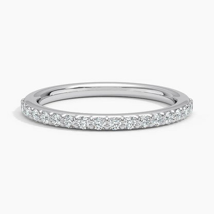 0.24CTW Lab Grown Diamond Solid Gold Wedding Band