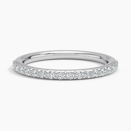 0.24CTW Lab Grown Diamond Solid Gold Wedding Band