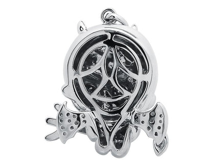 10K Gold Lab Grown Diamond Naughty Cupid Angel Pendant