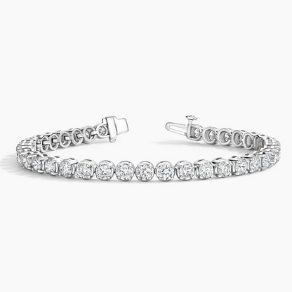 10CTW 7 inch Prong Set Lab Grown Diamond Tennis Bracelet