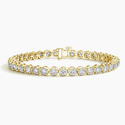 10CTW 7 inch Prong Set Lab Grown Diamond Tennis Bracelet