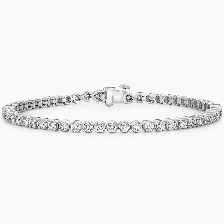 3CTW 7 inch Lab Grown Diamond Tennis Bracelet in Gold