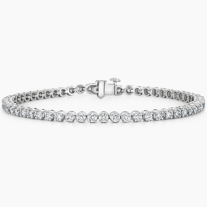 3CTW 7 inch Lab Grown Diamond Tennis Bracelet in Gold