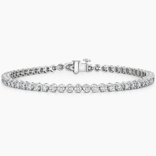 3CTW 7 inch Lab Grown Diamond Tennis Bracelet in Gold