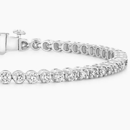 3CTW 7 inch Lab Grown Diamond Tennis Bracelet in Gold