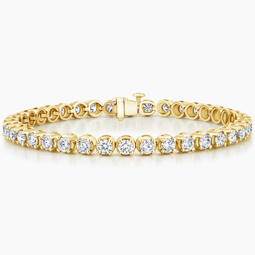 7CTW 7 inch Lab Grown Diamond Simple Tennis Bracelet