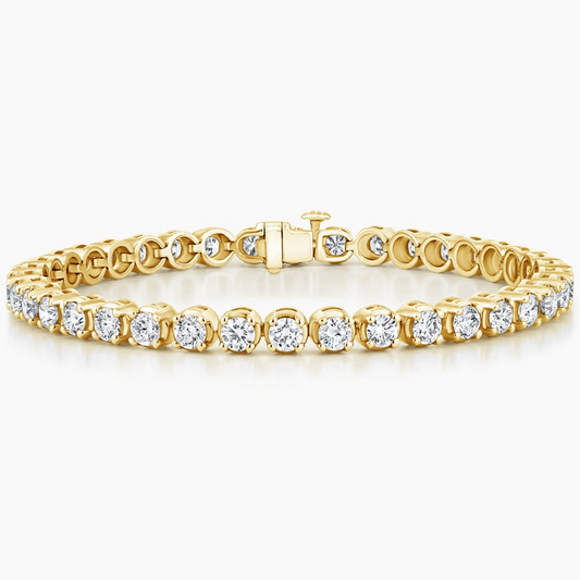 7CTW 7 inch Lab Grown Diamond Simple Tennis Bracelet
