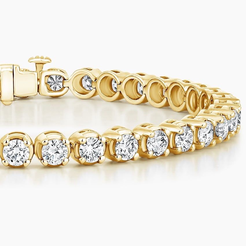 7CTW 7 inch Lab Grown Diamond Simple Tennis Bracelet