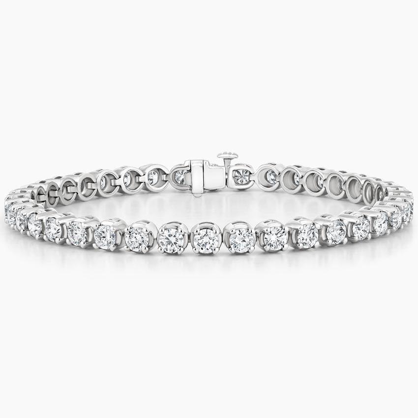 7CTW 7 inch Lab Grown Diamond Simple Tennis Bracelet