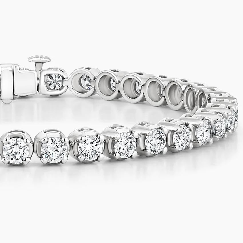 7CTW 7 inch Lab Grown Diamond Simple Tennis Bracelet