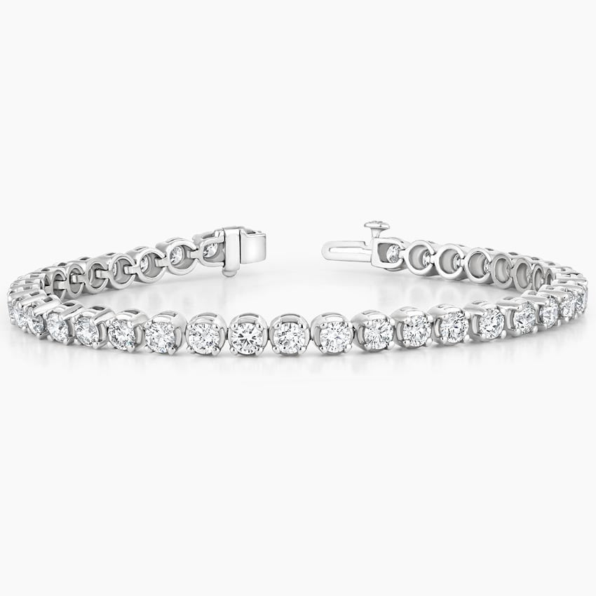 7CTW 7 inch Lab Grown Diamond Simple Tennis Bracelet
