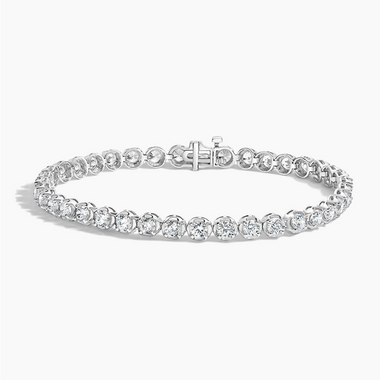 5CTW 7 inch Certified Lab Grown Diamond Trendy Tennis Bracelet