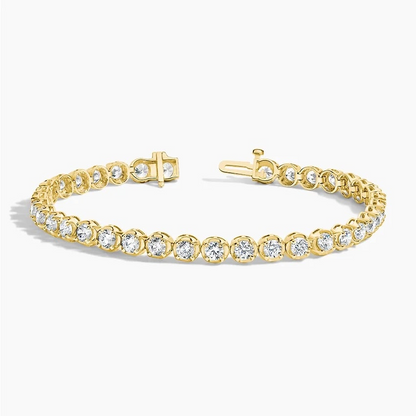 5CTW 7 inch Certified Lab Grown Diamond Trendy Tennis Bracelet