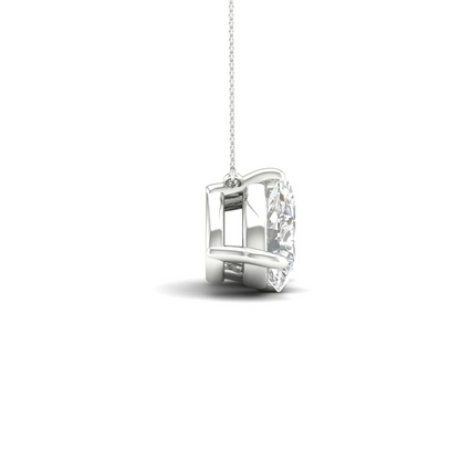 2 CTW Lab Grown Diamond Pear And Oval Pendant