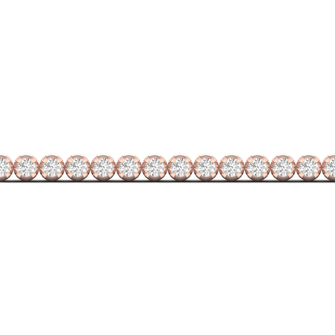 2.00CTW Four Prong Round Lab Grown Diamond Classic Tennis Bracelet