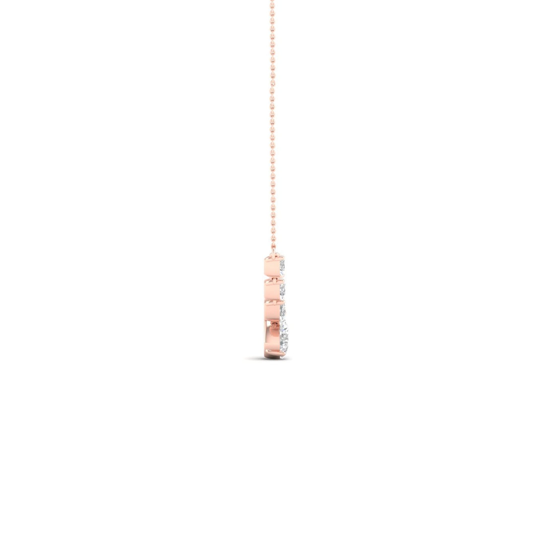 2.33CTW Pear Marquise Lab Grown Diamond Chain Necklace