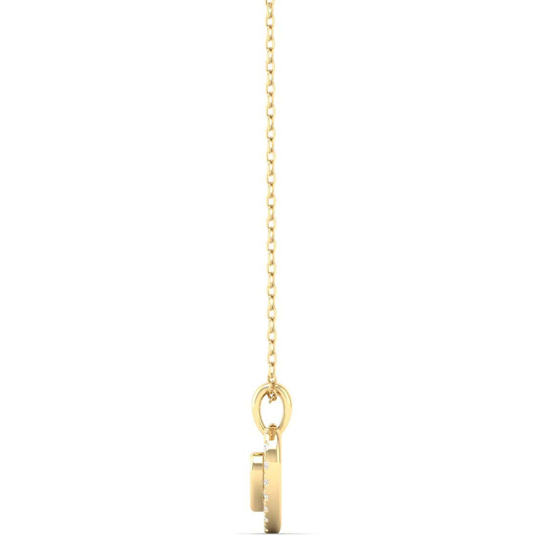 0.15CTW Lab Grown Diamond Heart Pendant