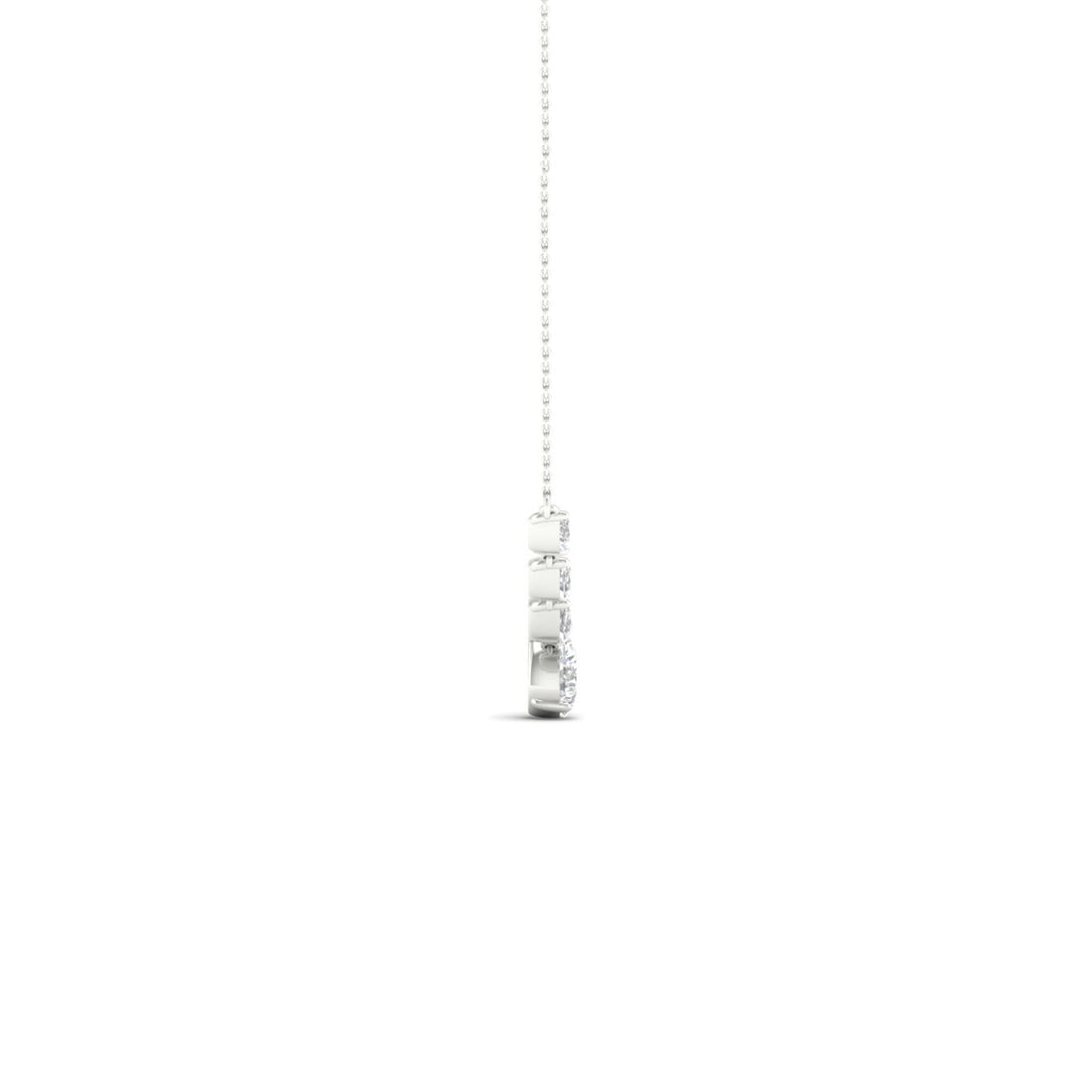 2.33CTW Pear Marquise Lab Grown Diamond Chain Necklace