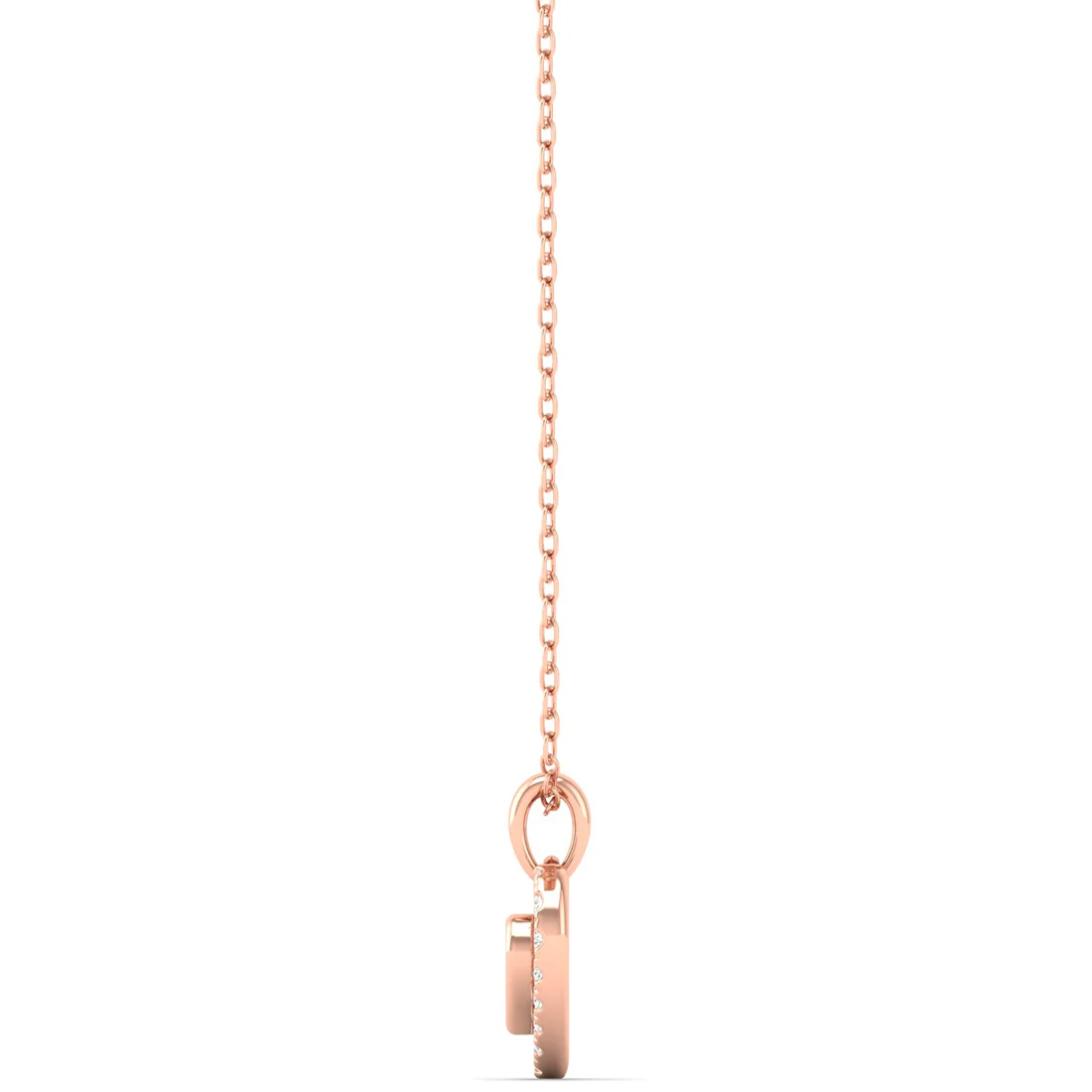 0.15CTW Lab Grown Diamond Heart Pendant