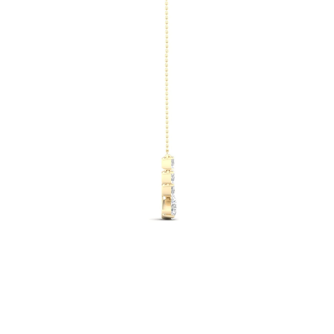 2.33CTW Pear Marquise Lab Grown Diamond Chain Necklace