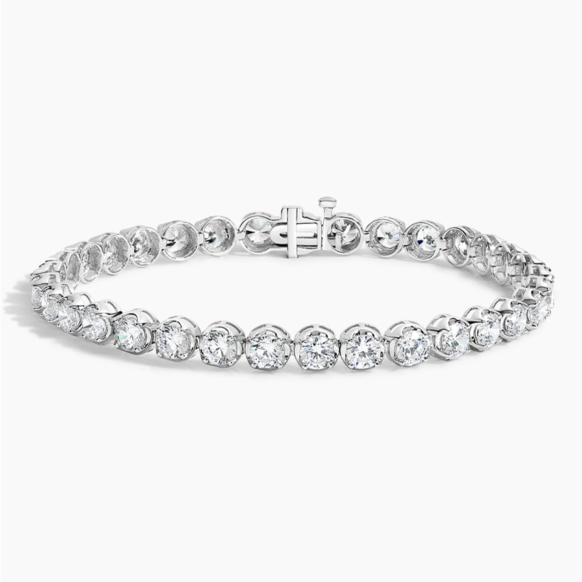 7CTW 6.5 inch Certified Lab Grown Diamond Tennis Bracelet