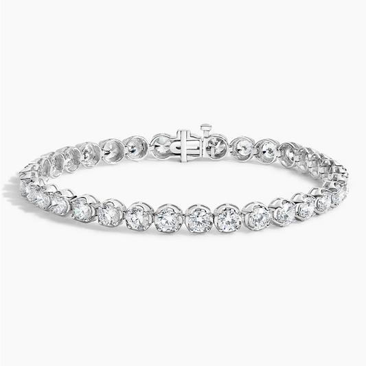 7CTW 6.5 inch Certified Lab Grown Diamond Tennis Bracelet