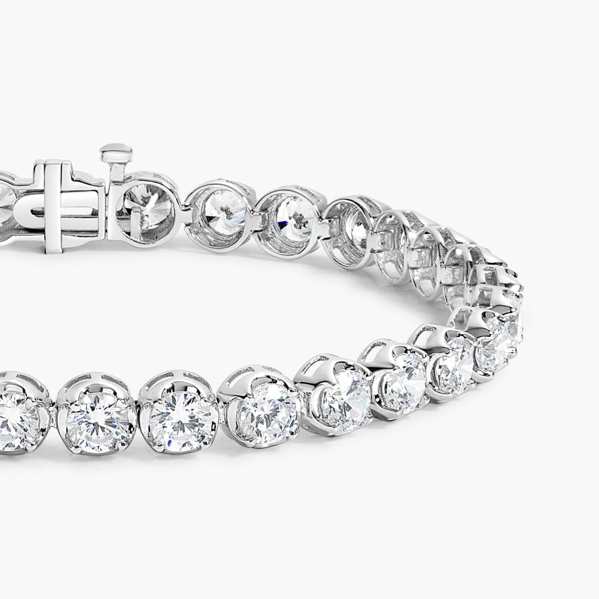 7CTW 6.5 inch Certified Lab Grown Diamond Tennis Bracelet
