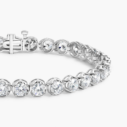 7CTW 6.5 inch Certified Lab Grown Diamond Tennis Bracelet