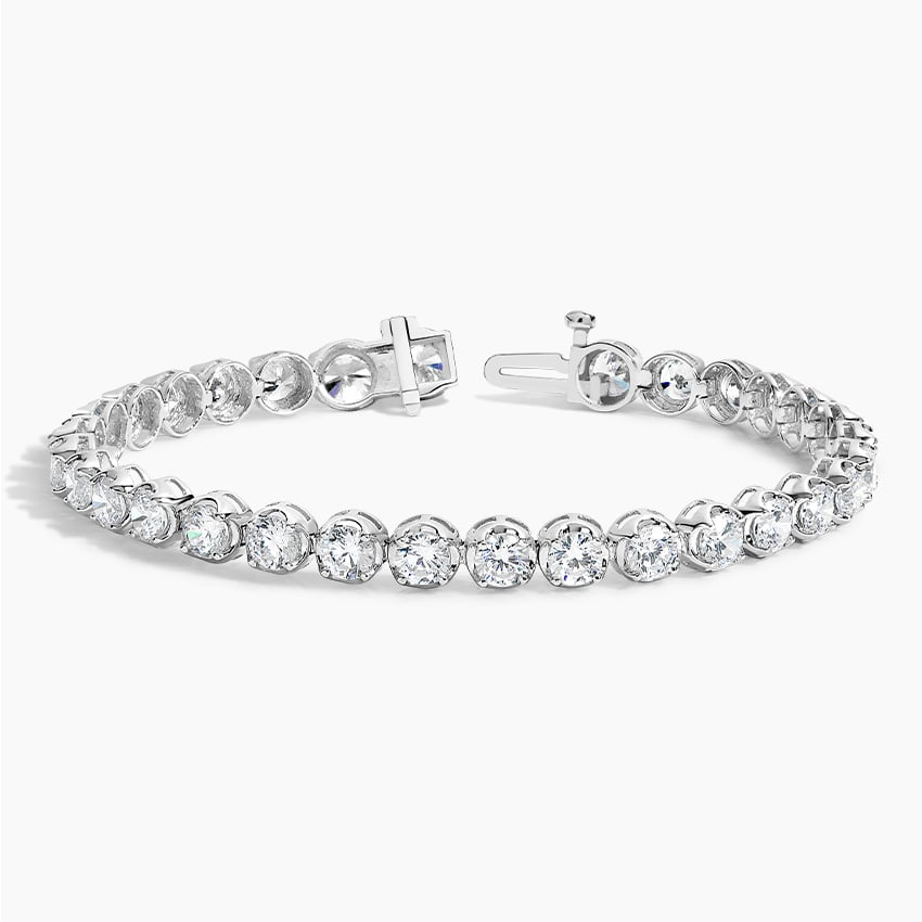 7CTW 6.5 inch Certified Lab Grown Diamond Tennis Bracelet
