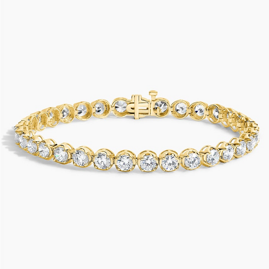 7CTW 6.5 inch Certified Lab Grown Diamond Tennis Bracelet
