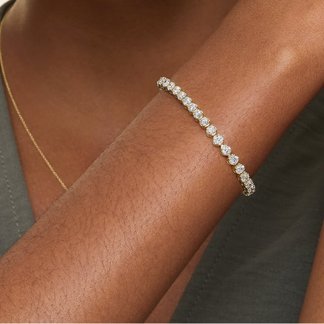 7CTW 6.5 inch Certified Lab Grown Diamond Tennis Bracelet