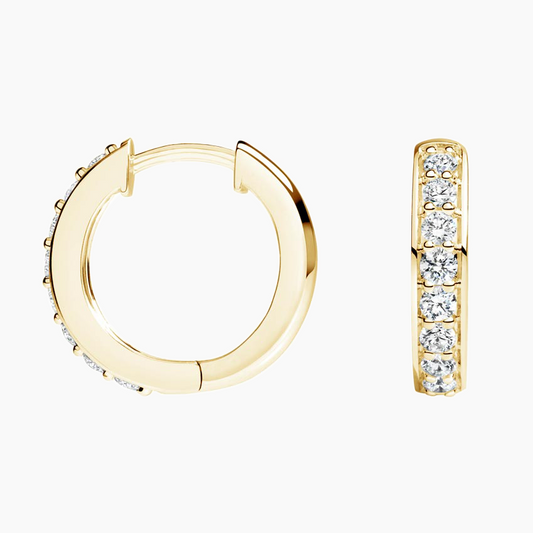 Lab Grown Diamond Hoop and Stud Earring Set
