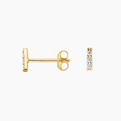 Lab Grown Diamond Hoop and Stud Earring Set
