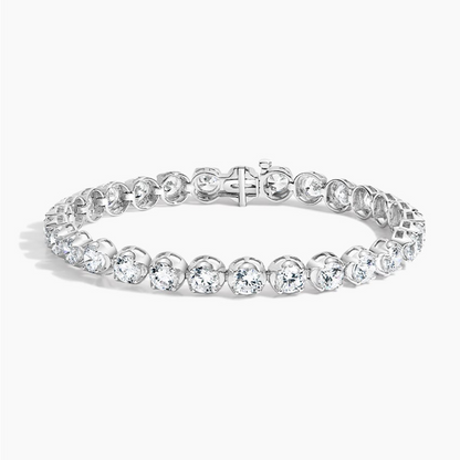 12CTW 7 inch Certified Lab Grown Diamond Tennis Bracelet in Gold