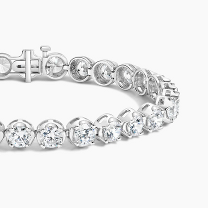 10CTW 7 inch Lab Grown Diamond Daily Wear Tennis Bracelet