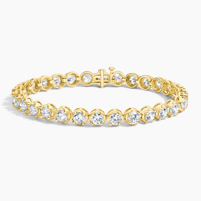 10CTW 7 inch Lab Grown Diamond Daily Wear Tennis Bracelet