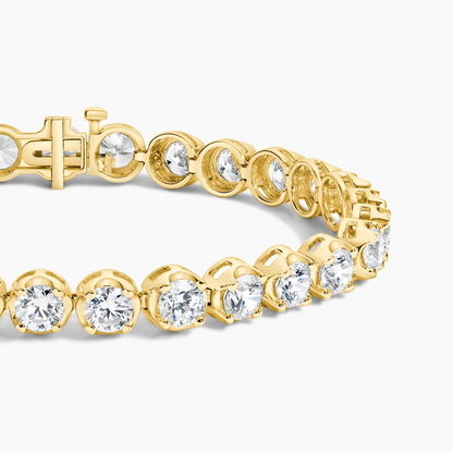10CTW 7 inch Lab Grown Diamond Daily Wear Tennis Bracelet