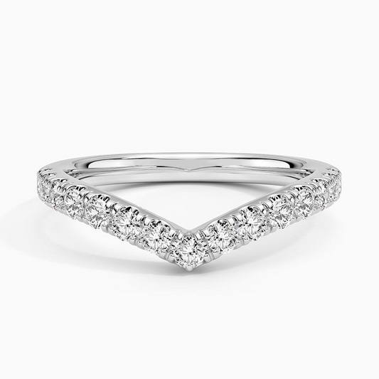 0.41 CTW Flair Lab Grown Diamond Ring In 18k Solid Gold