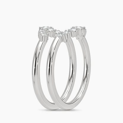 0.32CTW Lab Grown Diamond Stackable Wedding Band