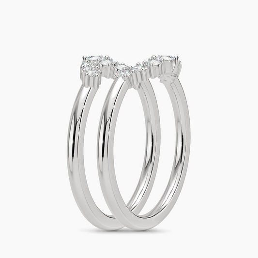 0.32CTW Lab Grown Diamond Stackable Wedding Band