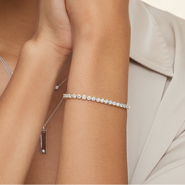 5CTW 6.5 inch Classic Lab Grown Diamond Tennis Bracelet