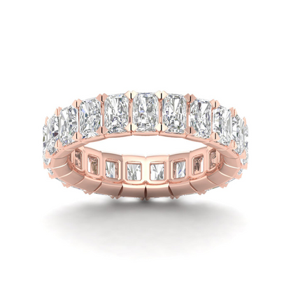 5 CTW Emerald Eternity Lab Grown Diamond Wedding Band