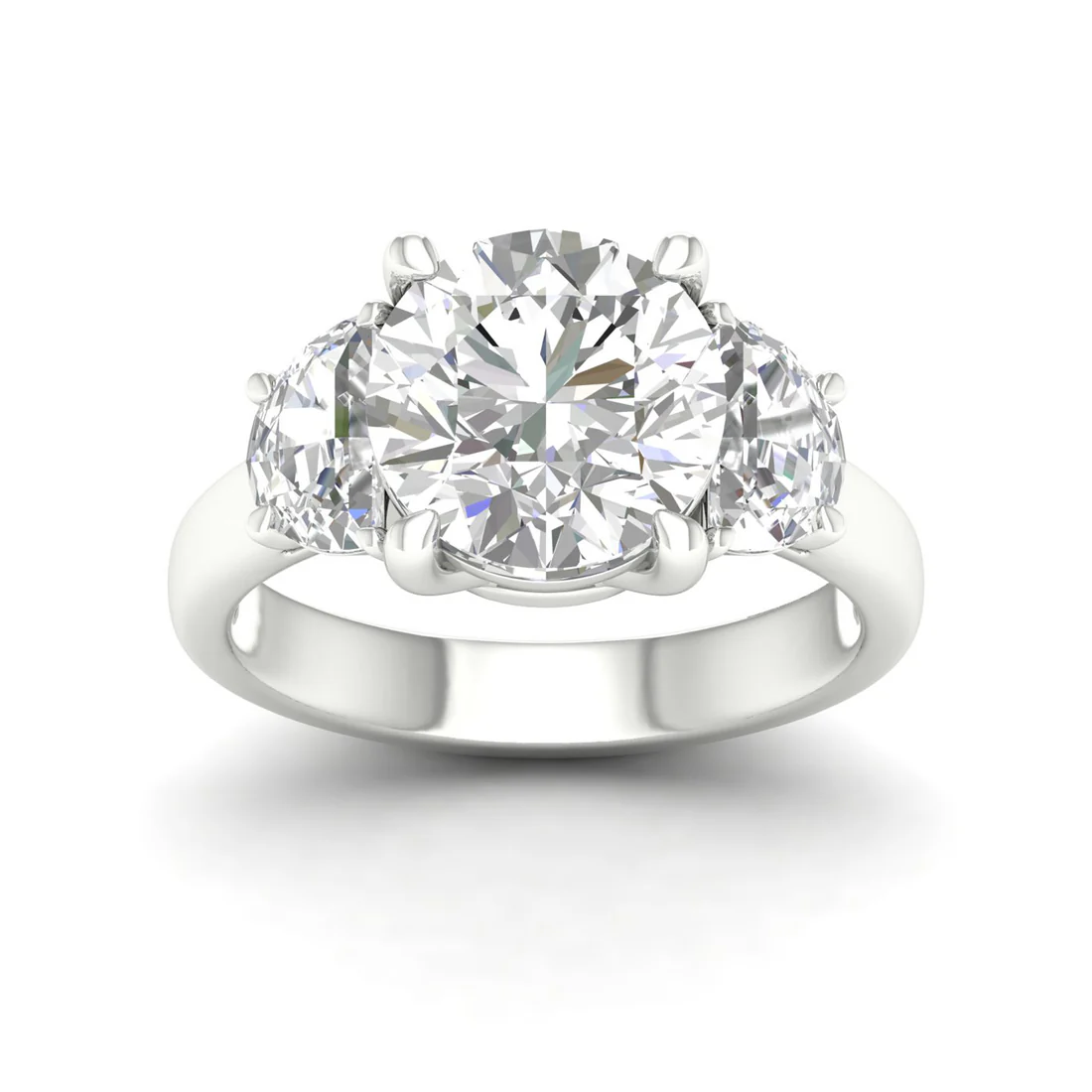 5 CTW Three Stone Lab Grown Diamond Engagement Ring