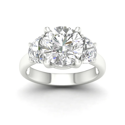 5 CTW Three Stone Lab Grown Diamond Engagement Ring
