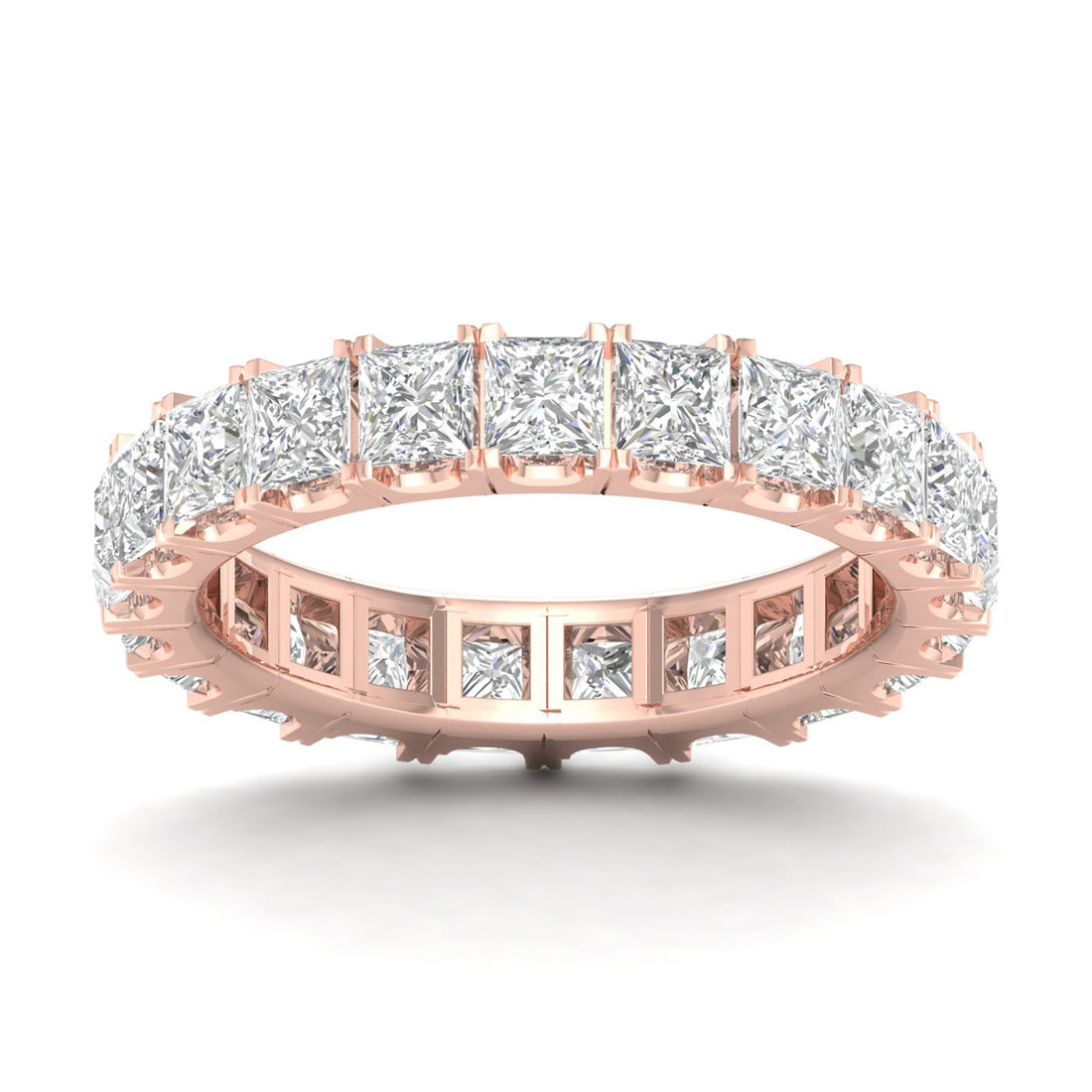 3 CTW Princess Diamond Eternity Lab Grown Diamond Wedding Band